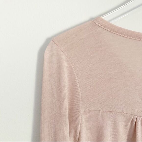 CHASER long sleeve ruffle button down top Sz S - Picture 9 of 9